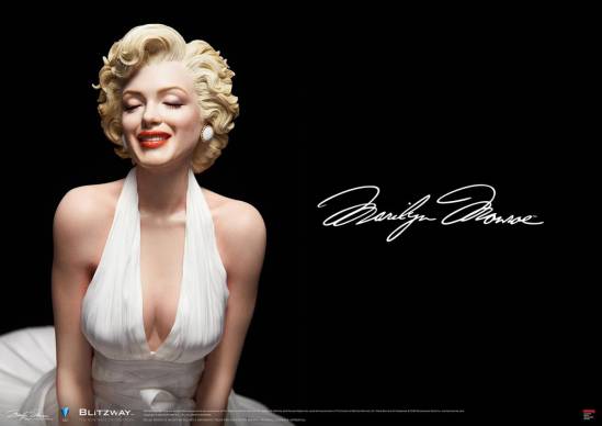 Marilyn Monroe 1/4th Superb Scale Statue - 0