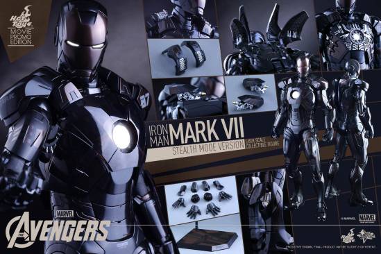  MMS 282 The Avengers – Iron Man Mark VII (Stealth Mode Version) - 10