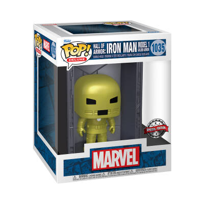 Pop! Deluxe – Marvel Hall of Armor: Iron Man Model 1