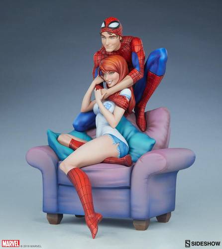 Sideshow – Spider-Man and Mary Jane Maquette(J. Scott Campbell Collection) - 4
