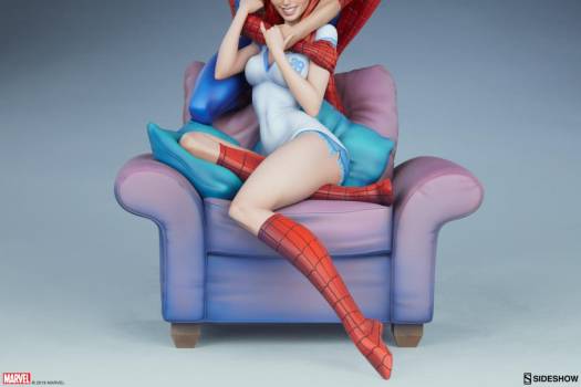 Sideshow – Spider-Man and Mary Jane Maquette(J. Scott Campbell Collection) - 9