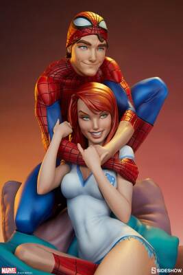 Sideshow – Spider-Man and Mary Jane Maquette(J. Scott Campbell Collection) - 3