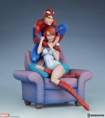 Sideshow – Spider-Man and Mary Jane Maquette(J. Scott Campbell Collection) - 6