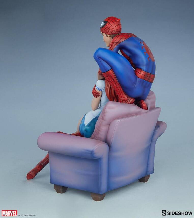 Sideshow – Spider-Man and Mary Jane Maquette(J. Scott Campbell Collection) - 7