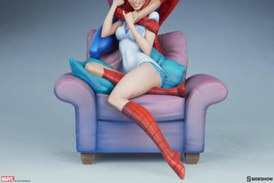 Sideshow – Spider-Man and Mary Jane Maquette(J. Scott Campbell Collection) - 10