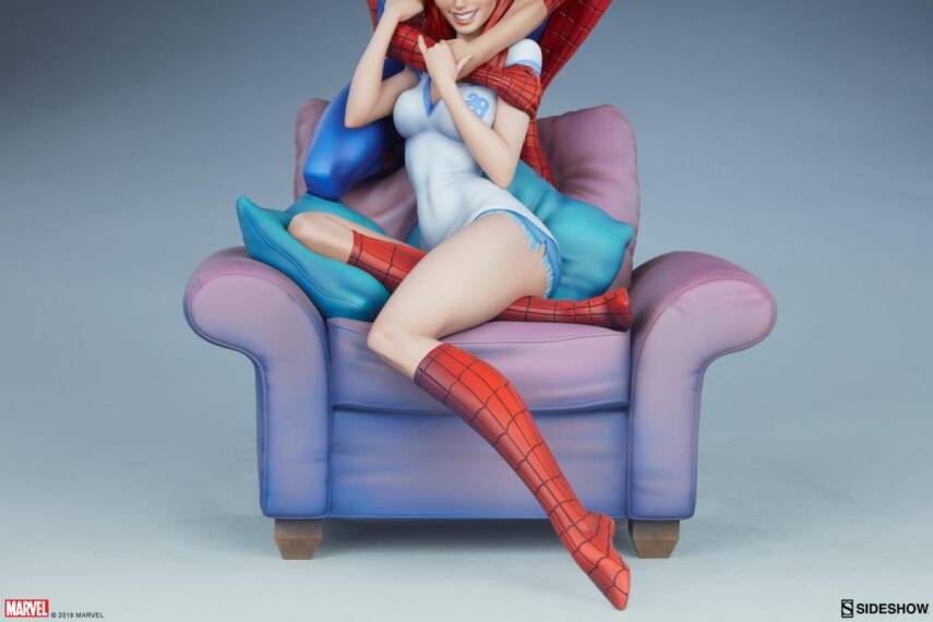Sideshow – Spider-Man and Mary Jane Maquette(J. Scott Campbell Collection) - 10
