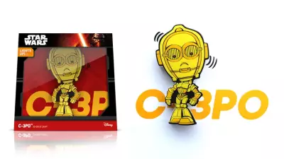 Star Wars: C-3PO Mini 3D Deco Light