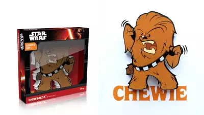 Star Wars: Chewbacca Mini 3D Deco Light