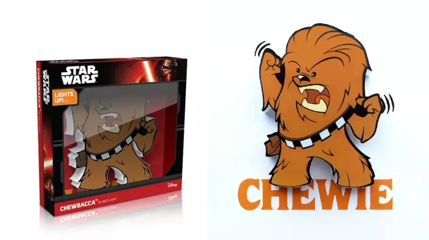 Star Wars: Chewbacca Mini 3D Deco Light - 1