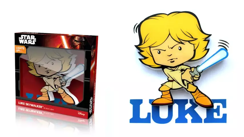 Star Wars: Luke Skywalker Mini 3D Deco Light - 1