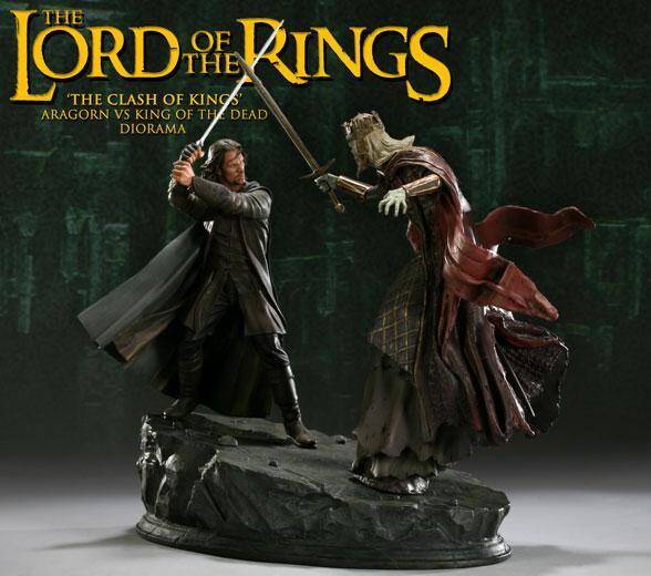  The Clash of the kings Aragorn vs Dead King Diorama - 1