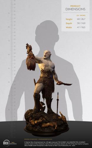 The Hobbit: Azog the Defiler John Howe Signature Edition QS - 1